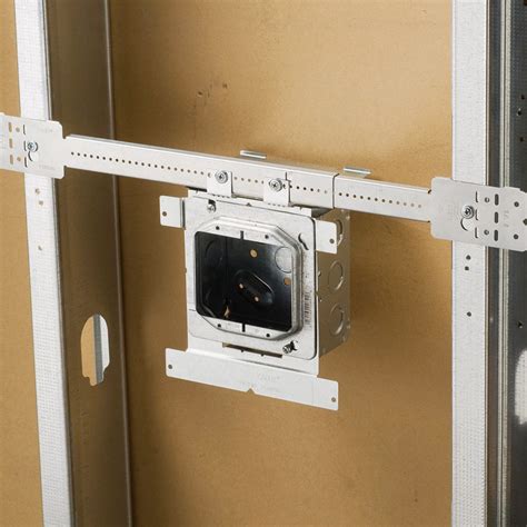 install metal electrical box adjust ts bracket|electrical box support bracket.